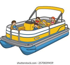 Test pontoon boat